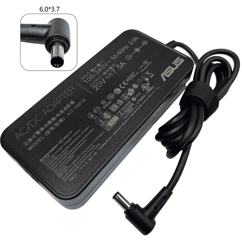 CARGADOR DE LAPTOP ASUS 150W PUNTA GRUESA (6.0X3.7mm)