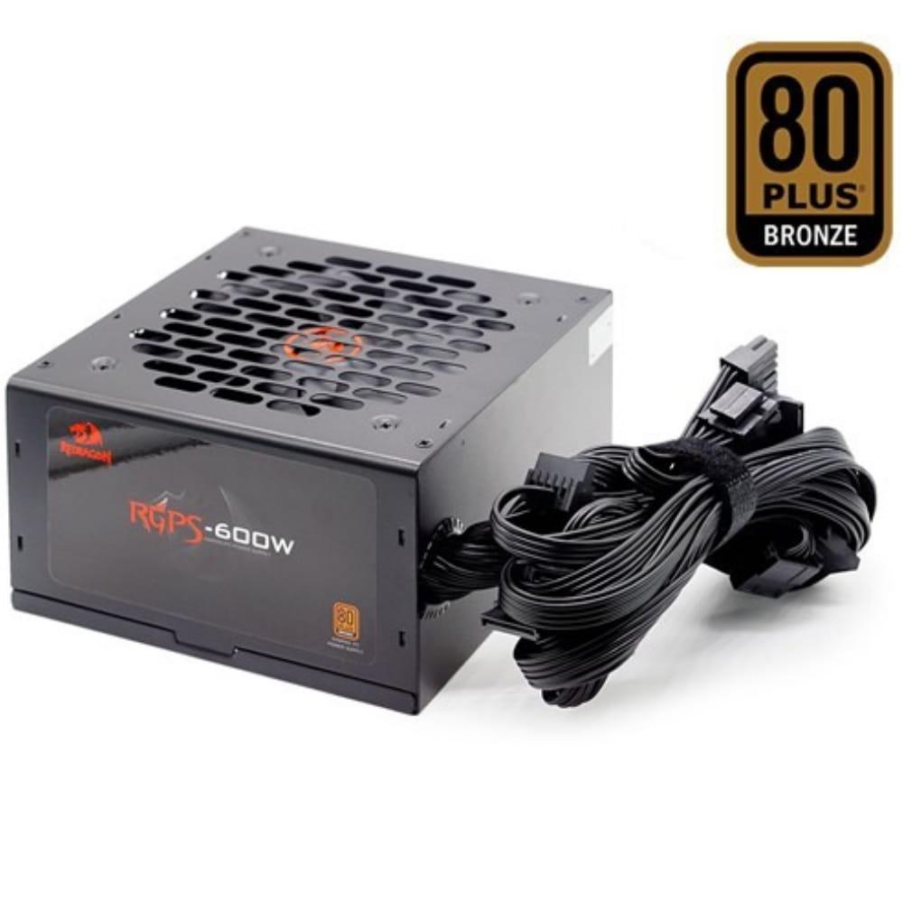 Fuente de Poder Redragon RGPS 600W - 80 Plus Bronze - GC-PS024